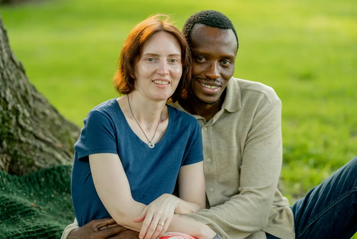 Pesa and Whitney seated together